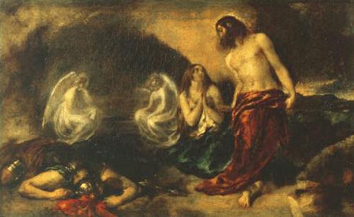 William Etty Christ Appearing to Mary Magdalene after the Resurrection